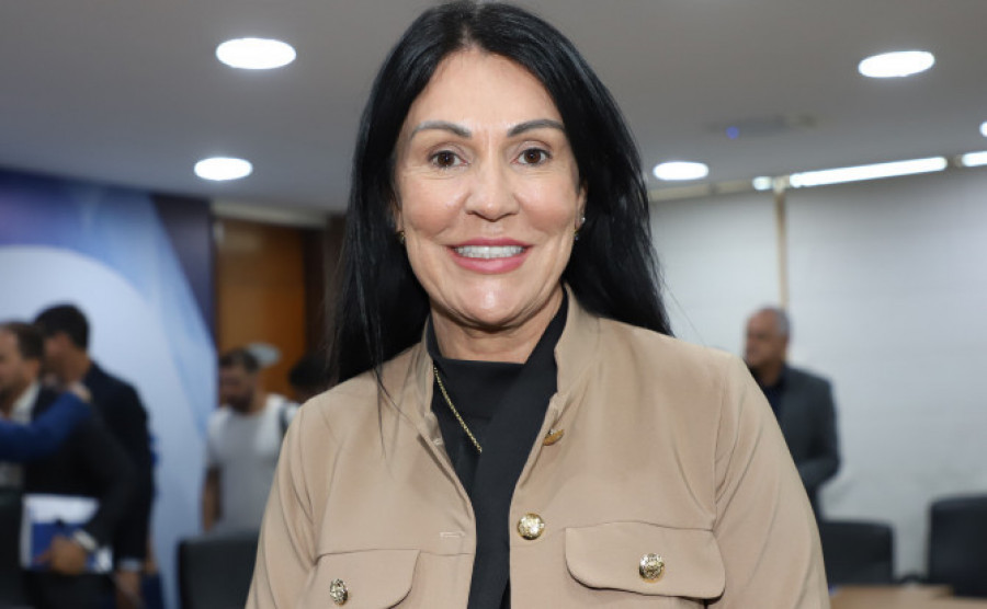  A empresária Maria de Fátima de Jesus, presidente da Associação Tocantinense de Supermercados, destaca a importância do Refis 2025 para o setor supermercadista - Esequias Araújo/Governo do Tocantins