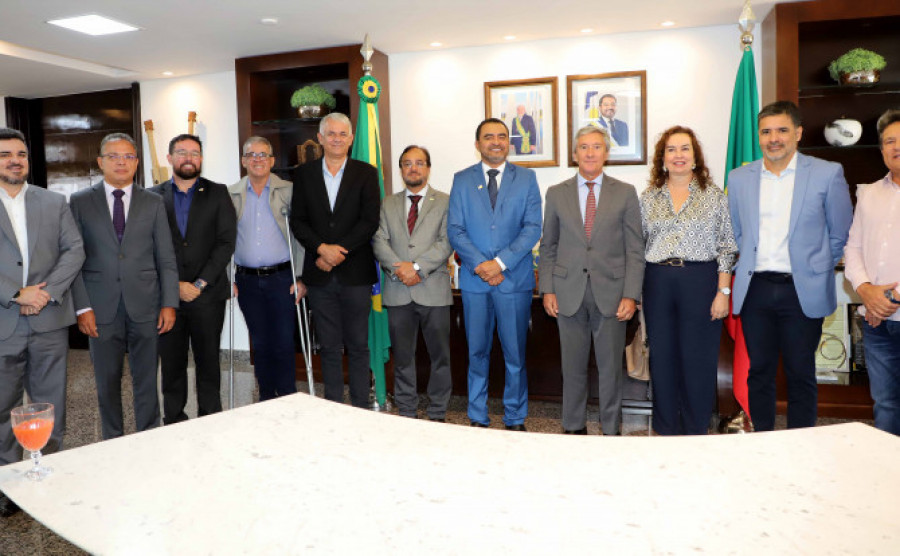 Equipe do Governo do Tocantins discutiu a cooperação institucional com foco em turismo, comércio e intercâmbio - Esequias Araújo/Governo do Tocantins