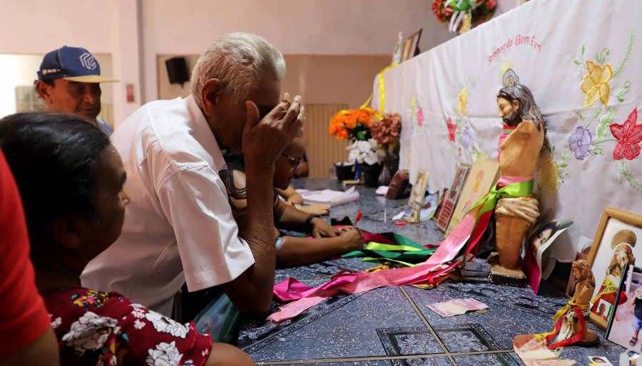  Romeiros do Senhor do Bonfim; uma das tradições mais marcantes é a romaria a pé (Manoel Júnior/Governo do Tocantins)