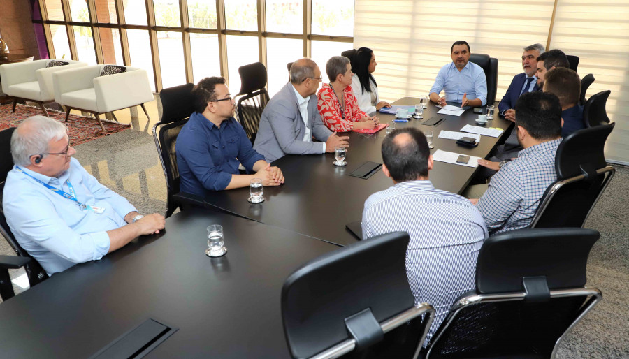  Durante a reunião, o governador Wanderlei Barbosa destacou a importância dos investimentos para o desenvolvimento econômico do estado