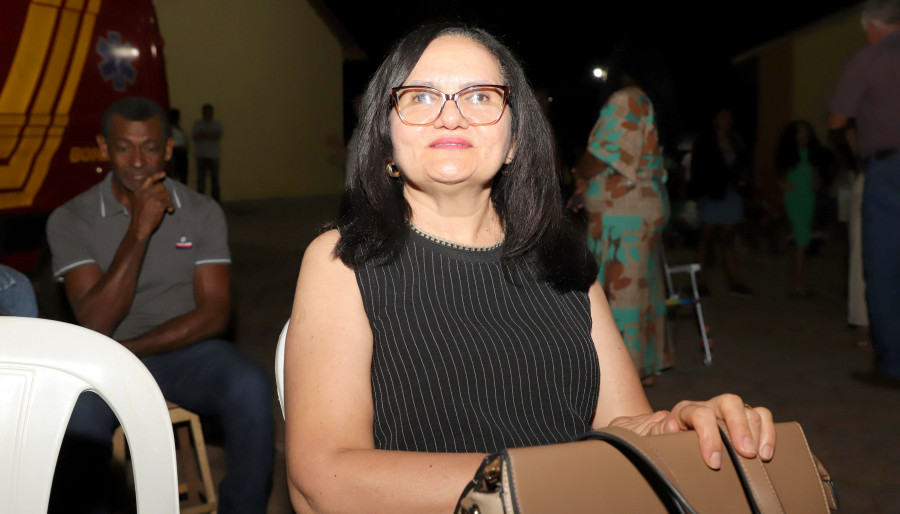 Devota do Senhor do Bonfim e frequentadora assídua do festejo todos os anos, Maria do Socorro Souza, elogiou a programação deste ano e destacou que o show enriqueceu o evento - Tharson Lopes/Governo do Tocantins