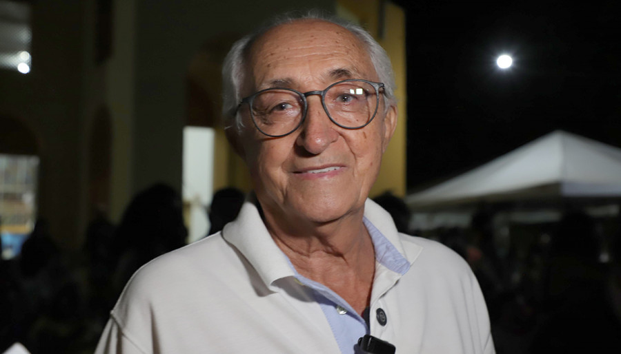  Deocleciano Aires, que também participa do festejo todos os anos, ressaltou que a presença do padre Fábio de Melo demonstra a importância do festejo para os tocantinenses - Tharson Lopes/Governo do Tocantins