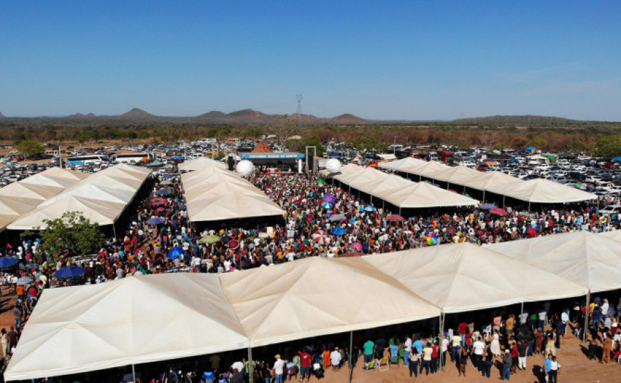  Governo do Tocantins oferece atendimentos de saúde, água e alimentação aos romeiros durante o trajeto - Adilvan Nogueira/Governo do Tocantins 