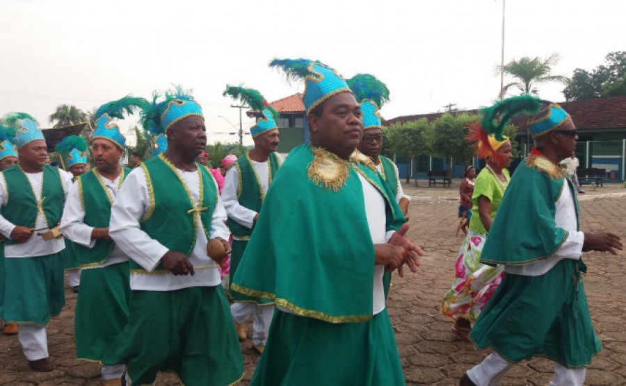O congo é uma das manifestações culturais tradicionais da Comunidade Quilombola Taboca, de Monte do Carmo - Patrícia Maia/Governo do Tocantins