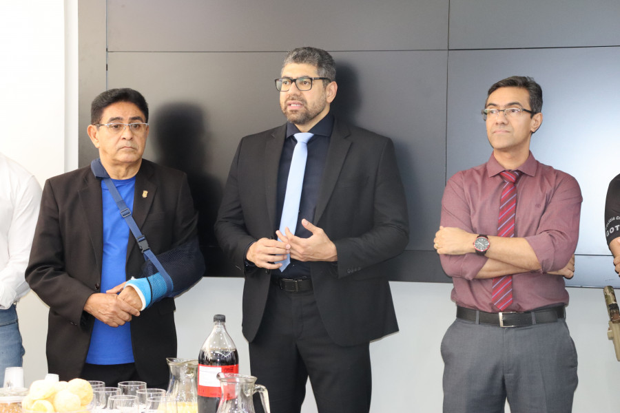  Demais servidores da SSP/TO fizeram uma recepção ao secretário 