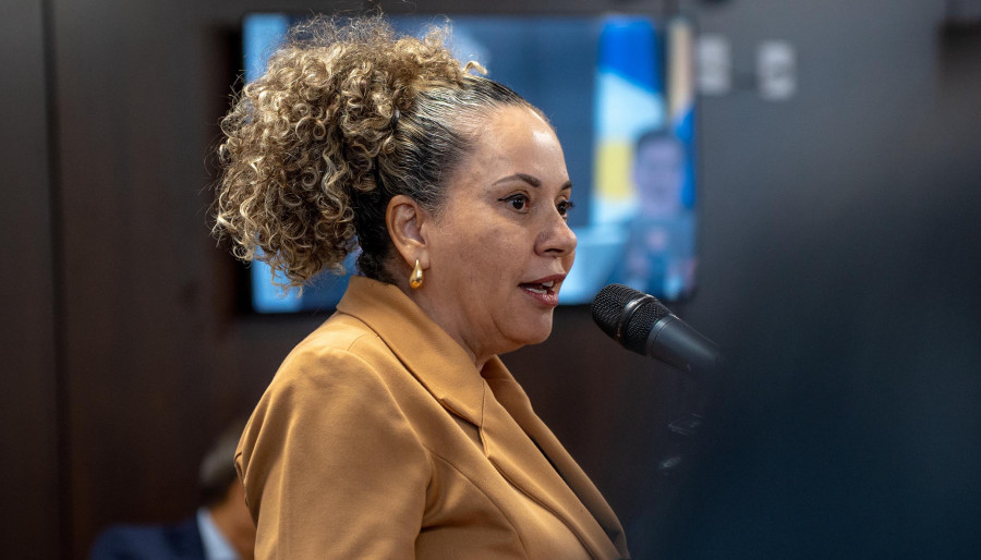 Durante a solenidade, a prefeita de Gurupi, Josi Nunes, parabenizou o Judiciário e destacou a importância da obra para a cidade  - Crédito:  Bruno Maia/Governo do Tocantins