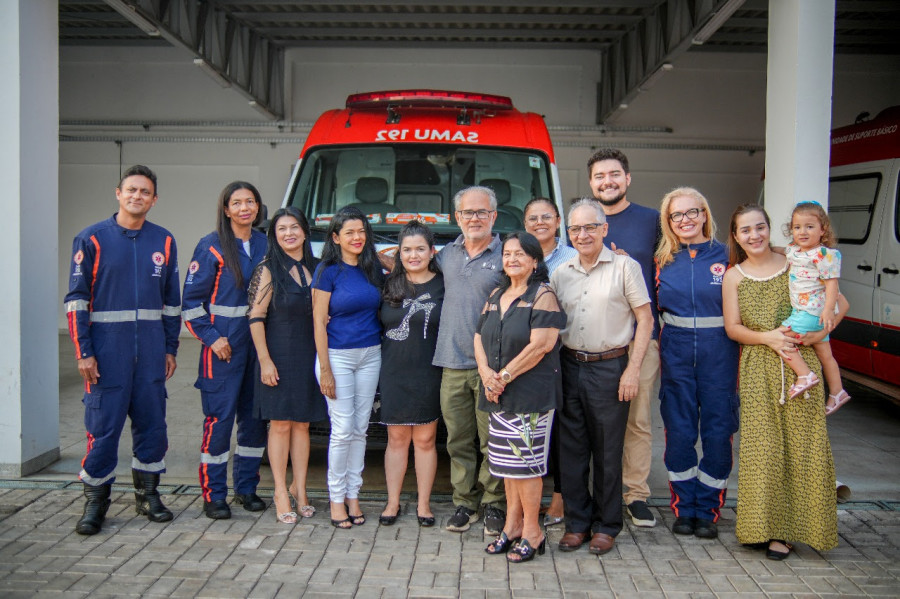 Kelly Ohanna e sua família visitaram a base do SAMU de Araguaína para agradecer à equipe que salvou sua vida. Emoção e reconhecimento a quem dedica a vida a salvar outras.