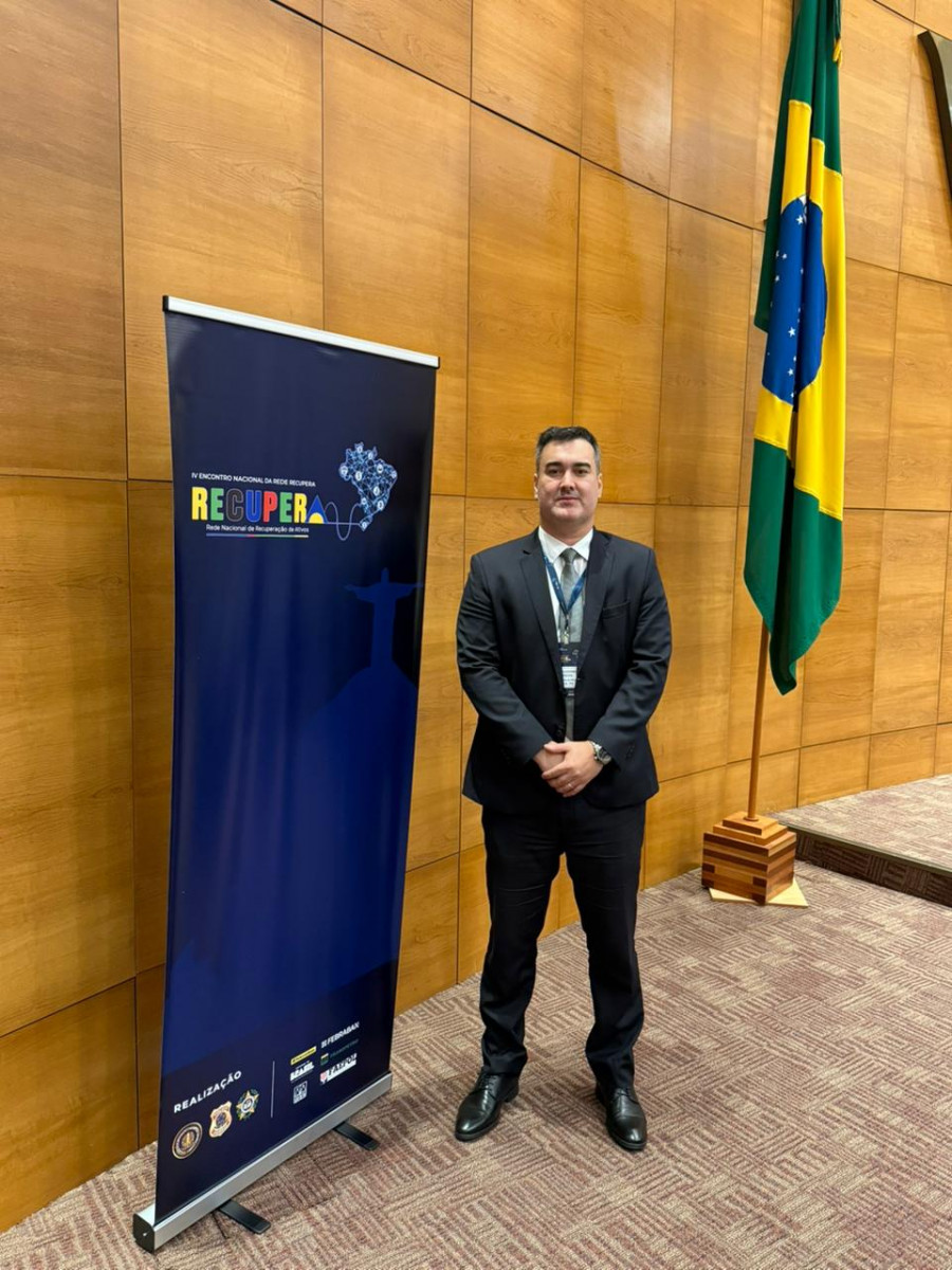  Delegado Guilherme Rocha representa a Polícia Civil do Tocantins durante o encontro nacional   