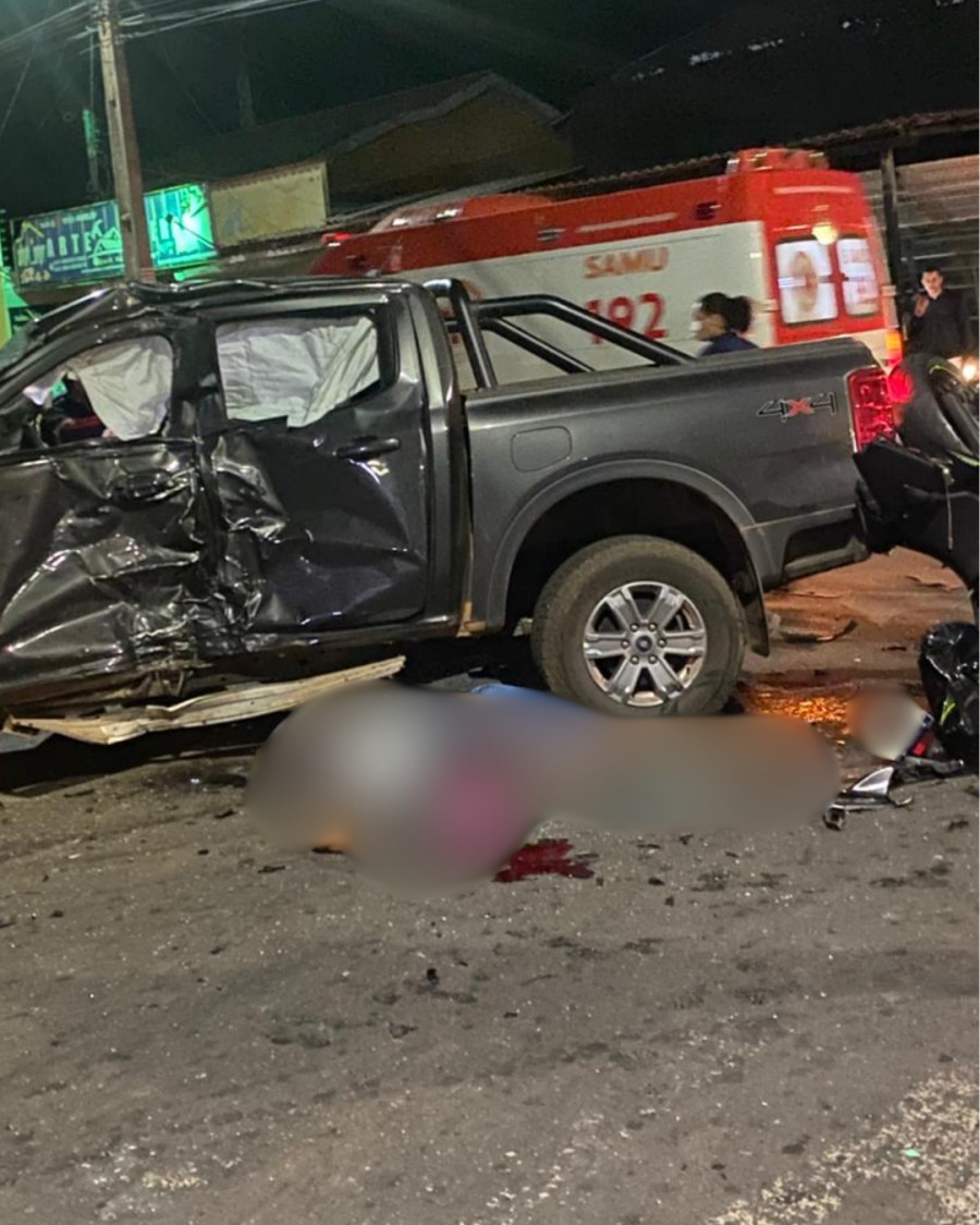 Impacto foi tão forte que as três vítimas — dois jovens e um idoso — morreram ainda no local.. Foto: Divulgação