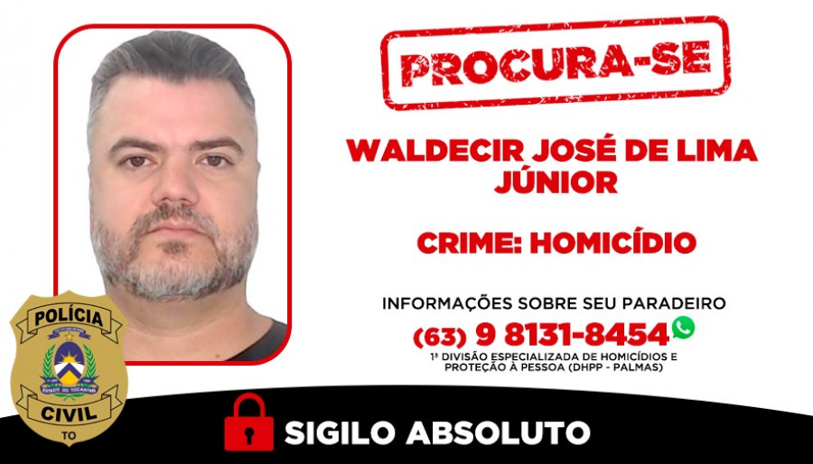 Denúncias podem ser feitas pelo número 63 8131-8454 (1ª DHPP – Palmas) ou pelo 197 da Polícia Civil; o anonimato é garantido - Foto: Dicom SSP/Governo do Tocantins