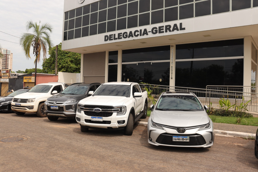  Veículos foram apreendidos durante o cumprimento dos mandados - Foto: Luiz de Castro/Governo do Tocantins