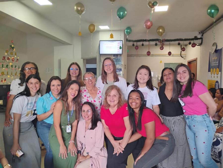 A equipe do Hospital e Maternidade Dona Regina atuou no mutirão de atendimento às gestantes de alto risco.