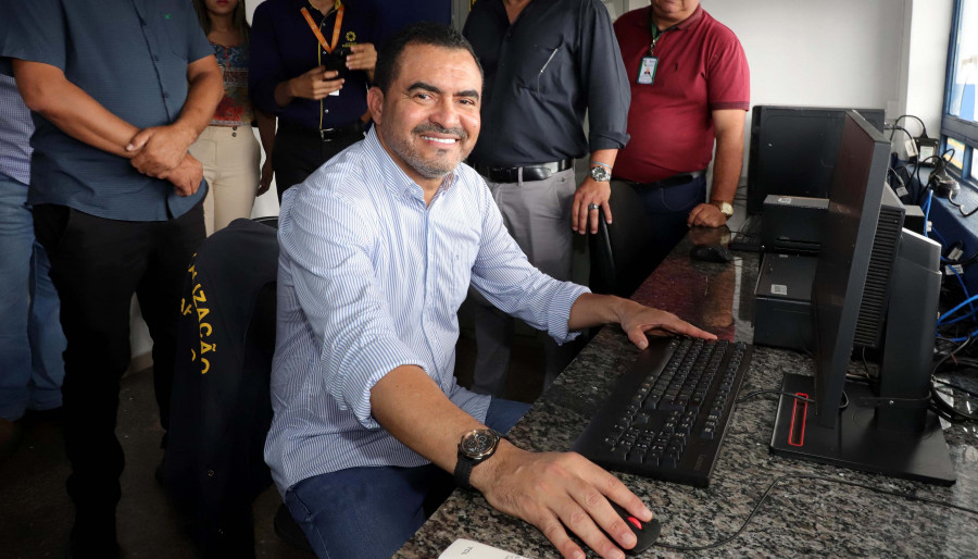 Chefe do Executivo destacou que a nova estrutura é fundamental para fortalecer a fiscalização e garantir a regularização do fluxo do sistema viário -Foto: Márcio Vieira/Governo do Tocantins