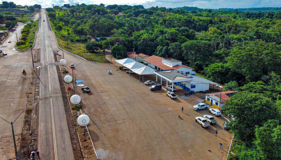 Construído em uma área de 863,57 m², o posto fiscal representa um importante avanço para a fiscalização e o controle do trânsito de mercadorias em uma região estratégica - Foto: Lucas Gomes/Governo do Tocantins 