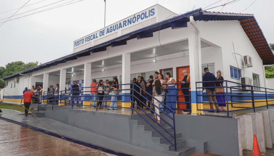  Em homenagem às vítimas do desabamento da Ponte Juscelino Kubitschek de Oliveira, nova unidade recebe o nome de Posto Fiscal Salmon Alves Santos - Foto: Márcio Vieira/Governo do Tocantins