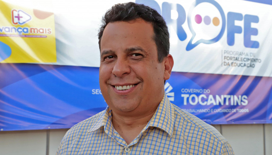  Secretário Fábio Vaz avalia que os indicadores confirmam a efetividade das políticas públicas adotadas pelo Governo do Tocantins para fortalecer a permanência dos estudantes na escola  (Foto: Aldemar Ribeiro/Governo do Tocantins)