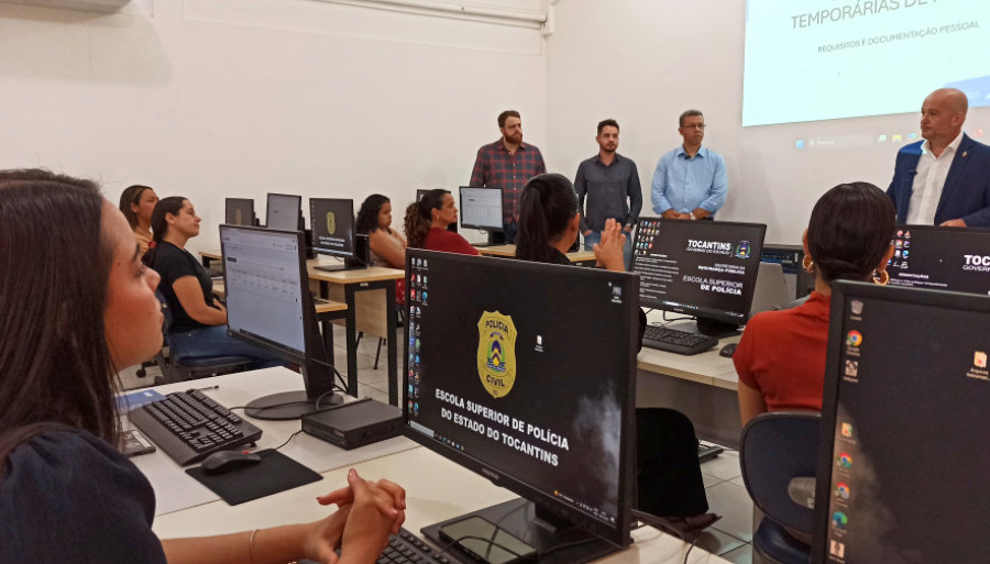 Secad avançou na digitalização de documentos, na implantação de soluções baseadas em inteligência artificial para dossiês funcionais e na capacitação de servidores para uso de sistemas digitais (Foto: Angélica Lima/Governo do Tocantins)