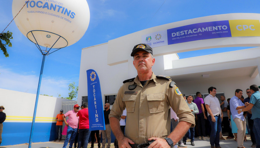 O comandante-geral da Polícia Militar do Tocantins, Márcio Barbosa, garantiu que o Tocantins é um dos estados mais seguros do Brasil (Marcio Vieira/Governo do Tocantins);