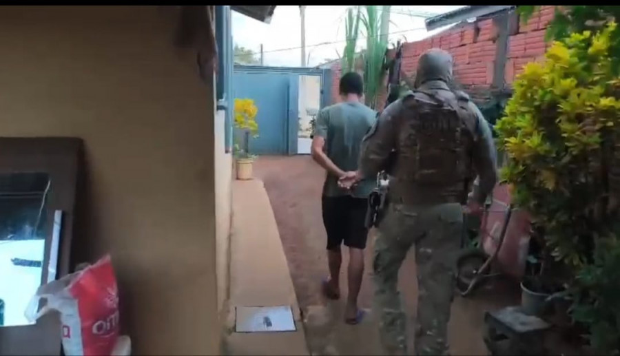  Na operação, um suspeito foi preso em flagrante
