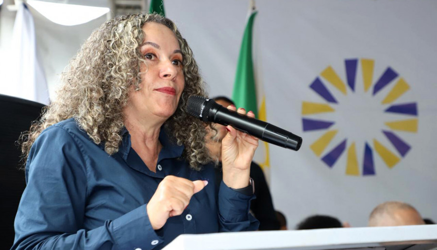 Prefeita de Gurupi, Josi Nunes, destacou o espaço como marco no fortalecimento das políticas públicas para mulheres.  (Foto: Antonio Gonçalves/Governo do Tocantins)