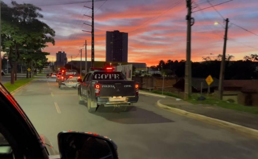  Ação envolve mais de 200 policiais civis - João Guilherme Lobasz/Governo do Tocantins 