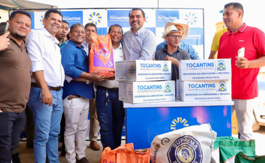  Programa Mesa Farta atendeu 42 mil agricultores familiares com a entrega de kits de hortifrúti e sementes de arroz, feijão e milho em diversos municípios do estado - Márcio Vieira/Governo do Tocantin