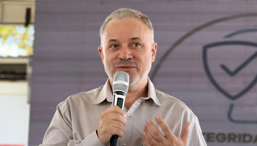 Ediney Drummond, da Hochschild Brasil, destaca impacto do Projeto Monte do Carmo na economia local (Foto: Divulgação/Hochschild Mining)