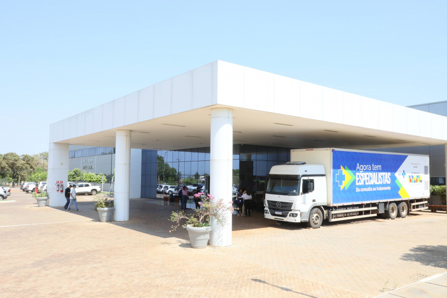 Carreta Agora Tem Especialista. Foto: Edu Fortes/Secom Palmas