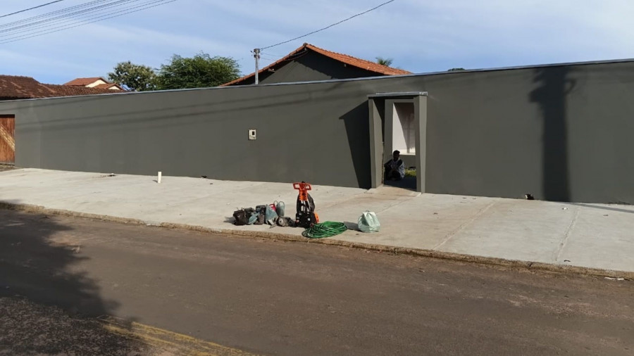 Fachada da casa de acolhimento regional em Wanderlândia, que será inaugurada em abril (Foto: Divulgação/Dicom MPTO)
