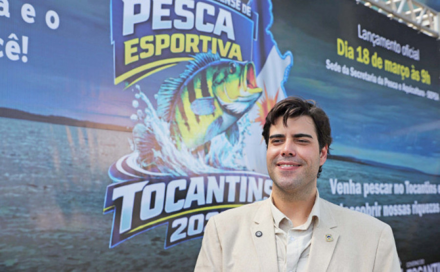 Secretário de Estado da Pesca e Aquicultura, Rodrigo Ayres, destacou o alcance do circuito e o impacto econômico da pesca esportiva no Tocantins - Foto: Adilvan Nogueira/Governo do Tocantins