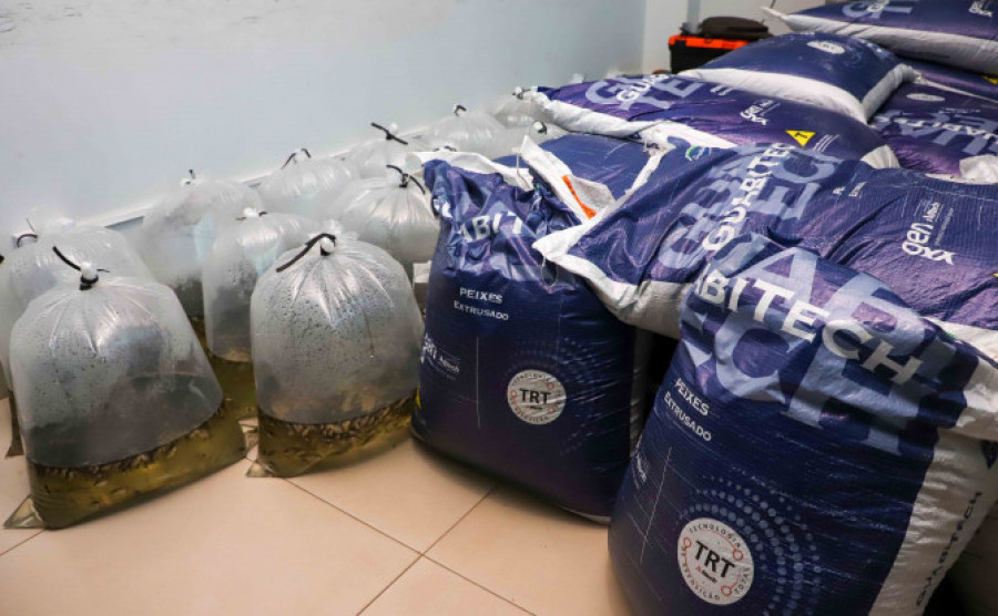 Entrega de kits com ração para peixes e alevinos faz parte do programa Trilha da Pesca e Aquicultura - Foto:  Adilvan Nogueira/Governo do Tocantins