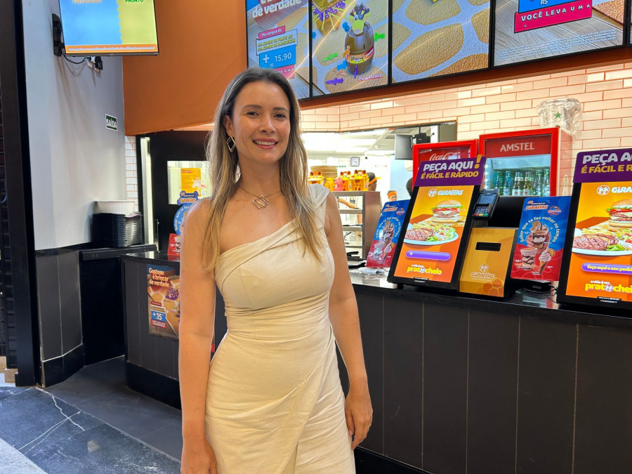 Paula Masson também é líder de operações da franquia Giraffas no empreendimento