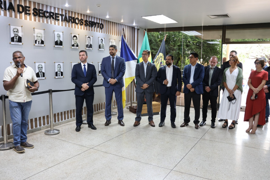  Cerimônia reuniu autoridades e servidores da SSP - Foto: Rozeane Feitosa/Governo do To