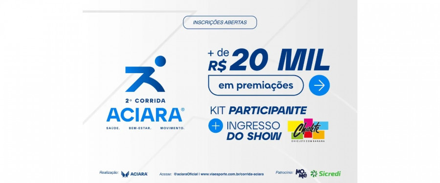 Corrida será no dia 22 de agosto. / Foto: Divulgação