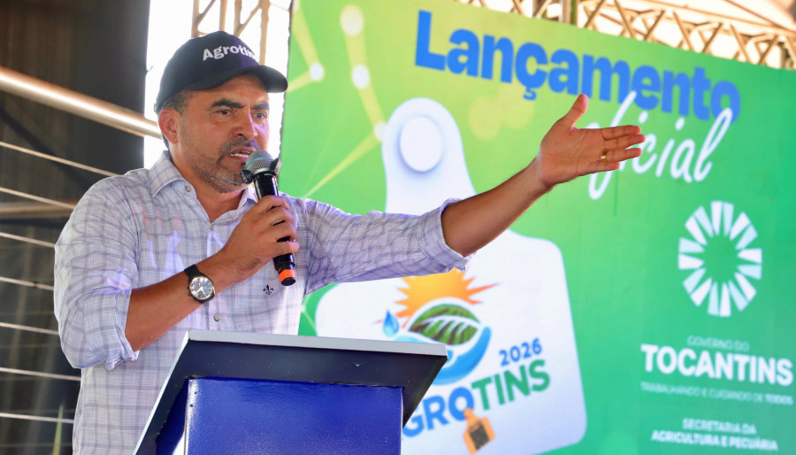 Governador Wanderlei Barbosa reforça compromisso com produtores e impulsionamento do agronegócio, afirmado que a estrutura da Agrotins contará com grande estrutura e novidades. – Foto: Antonio Gonçalves/Governo do Tocantins