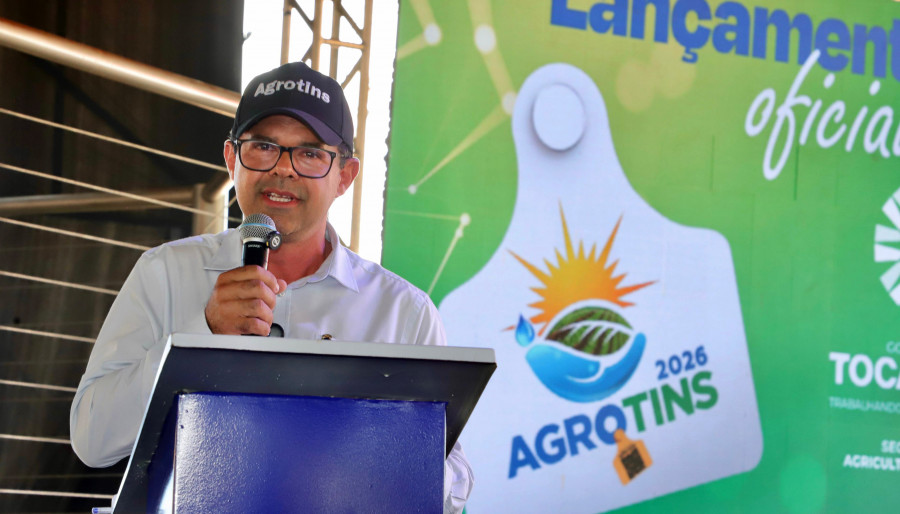  Secretário de Estado da Agricultura e Pecuária, Fred Sodré, pontua importância do tema rastreabilidade e novidades da Agrotins 2026– Foto: Antonio Gonçalves/Governo do Tocantins
