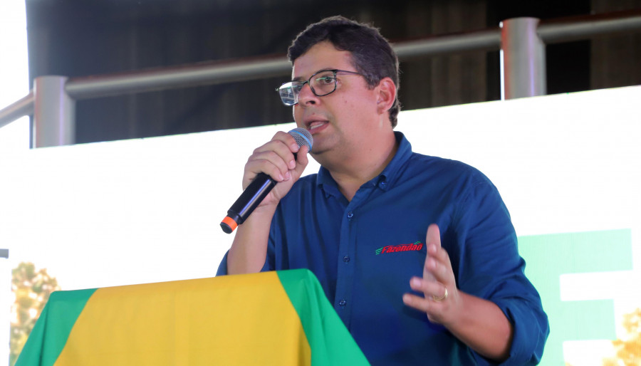 Presidente do Grupo Fazendão, Volney Aquino, ressalta importância do evento para o setor agro – Foto: Antonio Gonçalves/Governo do Tocantins