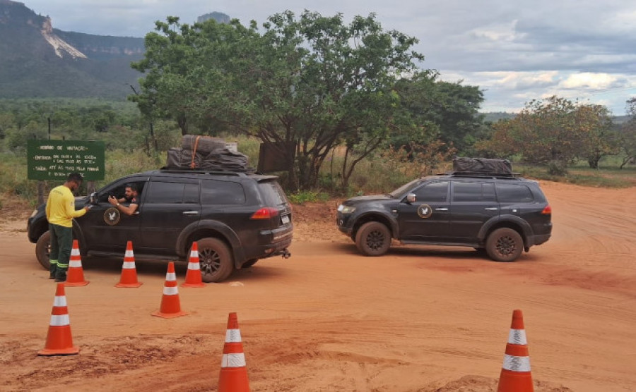 Equipes da APA e do Parque do Jalapão atuaram de forma integrada para intensificar o monitoramento do atrativo turístico - Naturatins/Governo do Tocantins   