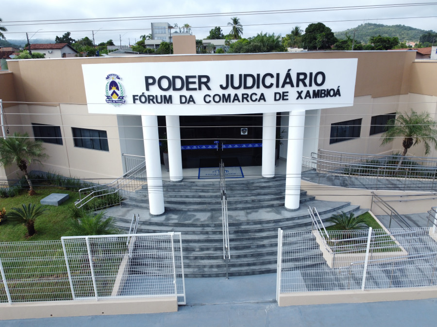 Fórum de Xambioá ganhou estrutura mais moderna e acessível após reforma e ampliação realizadas pelo TJTO.