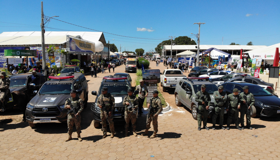 Agrotins 2026 contará com monitoramento, reconhecimento facial e atuação integrada das forças de segurança (Foto: Adilvan Nogueira/Governo do Tocantins)
