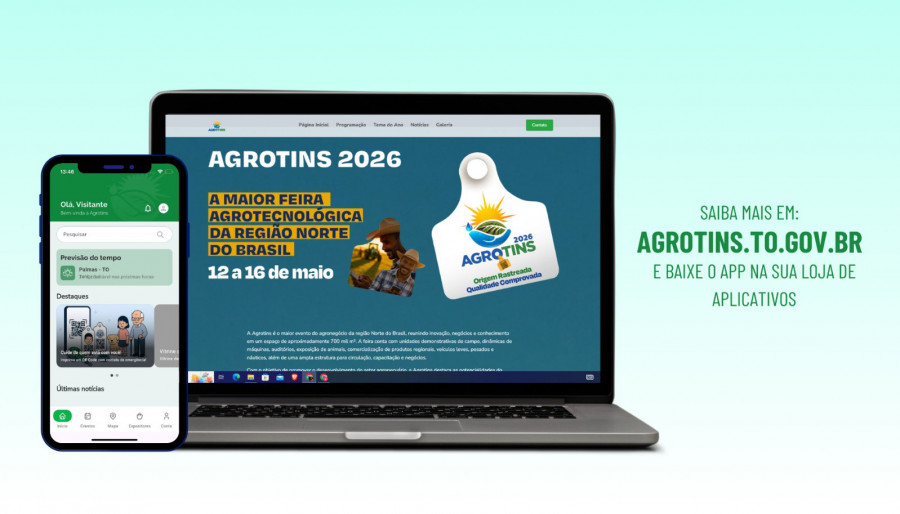 Site e aplicativo foram desenvolvidos para garantir acesso rápido às principais informações da feira. 