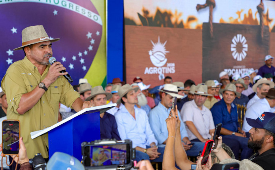 Governador Wanderlei Barbosa destacou a força do agronegócio tocantinense e a importância da Agrotins para geração de emprego, renda e desenvolvimento econômico