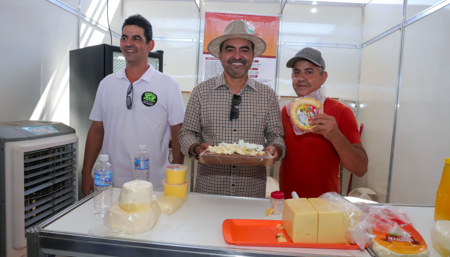 Produtor Wagner Chaveiro comemora vendas acima do esperado na Agrotins 2026. Foto: Antônio Gonçalves/Governo do Tocantins