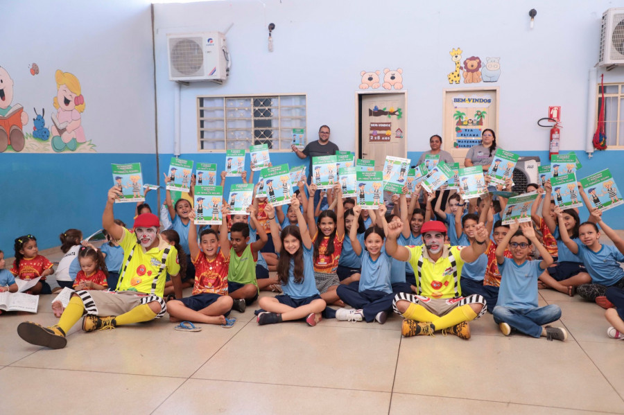 Ações educativas contemplaram as escolas da rede estadual e municipal. - Félix Carneiro/Governo do Tocantins