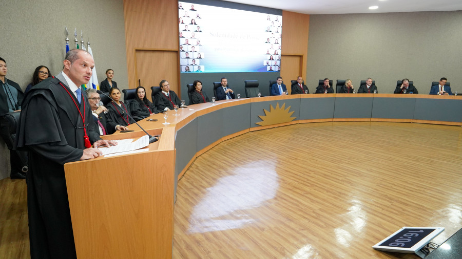  Procurador-geral de Justiça, Abel Andrade Leal Júnior, destacou que a posse marca o encerramento de um importante ciclo institucional