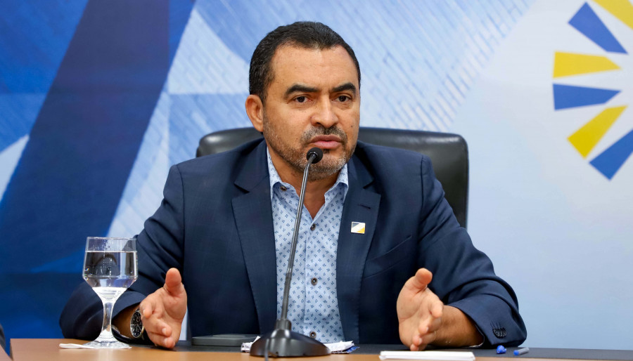 Governador Wanderlei Barbosa destaca a preparação antecipada e os investimentos realizados para fortalecer as ações de prevenção e combate aos incêndios ┃ Foto: Aldemar Ribeiro/Governo do Tocantins
