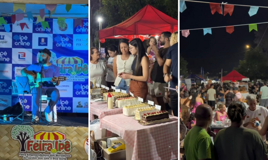 10ª Feira do Ipê reuniu famílias, música e negócios em Araguaína — Foto: reprodução/Instagram Araguaína Urgente
