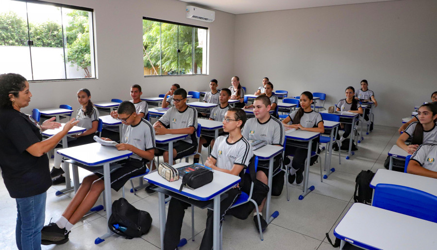 Mais de oito mil estudantes do ensino médio receberam bolsas do programa Presente Profe, reforçando as políticas de incentivo à permanência e à conclusão da educação básica -  Foto: Marcio Vieira/Governo do Tocantins