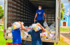 Foram entregues mais de 300 cestas básicas às dezenas de famílias tocantinense