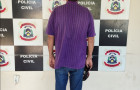 Homem foi preso em cuprimento a mandado de prisão pela Polícia CIvil em Colinas 